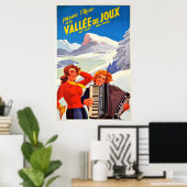 Vallee De Joux Zwitserland  reizen Zwitserland Poster (Thuiskantoor)