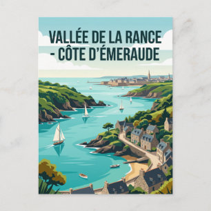 Vallée de la Rance - Côte d'Émeraude Regionaal Nat Briefkaart