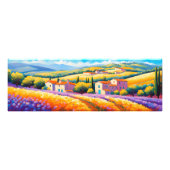 "Vallée Florale" Breed landschap Provence Foto Afdruk (Voorkant)