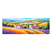 "Vallée Florale" Breed landschap Provence Foto Afdruk (Voorkant)