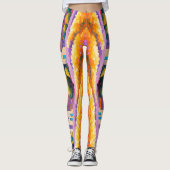 "Vallée Florale" Breed landschap Provence Leggings (Voorkant)