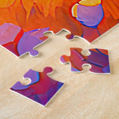 "Vallée Florale" Breed landschap Provence Legpuzzel (Zijkant)