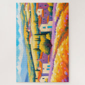 "Vallée Florale" Breed landschap Provence Legpuzzel (Verticaal)
