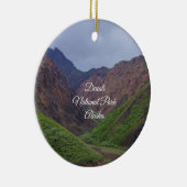 Vallei bij Denali's Toklat River Ornament Souvenir (Rechts)