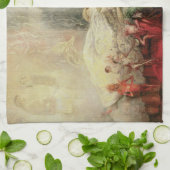  vallei, dingetjes waar dromen van gemaakt zijn theedoek (Gevouwen)