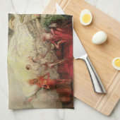  vallei, dingetjes waar dromen van gemaakt zijn theedoek (Quarter Fold)