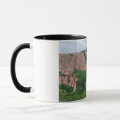 Vallei en rotsformaties bij Roxborough Mok (Links)