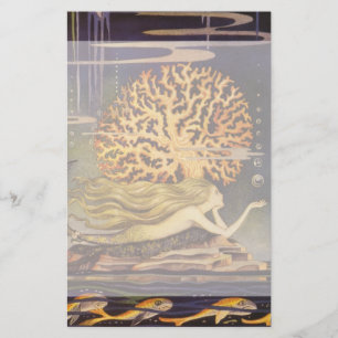  vallei, kleine zeemeermin in oceaankoraal