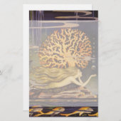 vallei, kleine zeemeermin in oceaankoraal (Voorkant / Achterkant)