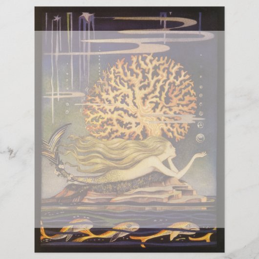  vallei, kleine zeemeermin in oceaankoraal (Voorkant)