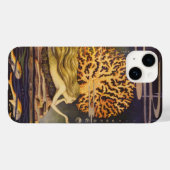 vallei, kleine zeemeermin in oceaankoraal Case-Mate iPhone case (Achterkant (horizontaal))