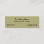 vallei, kleine zeemeermin in oceaankoraal contactkaartje (Voorkant)