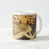 vallei, kleine zeemeermin in oceaankoraal grote koffiekop (Voorkant rechts)