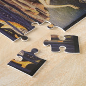 vallei, kleine zeemeermin in oceaankoraal legpuzzel (Zijkant)