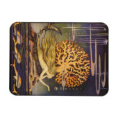  vallei, kleine zeemeermin in oceaankoraal magneet (Horizontaal)