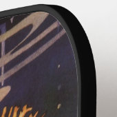  vallei, kleine zeemeermin in oceaankoraal pickleball paddle (Links Detail)