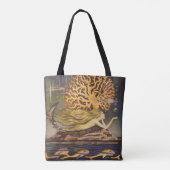  vallei, kleine zeemeermin in oceaankoraal tote bag (Achterkant)