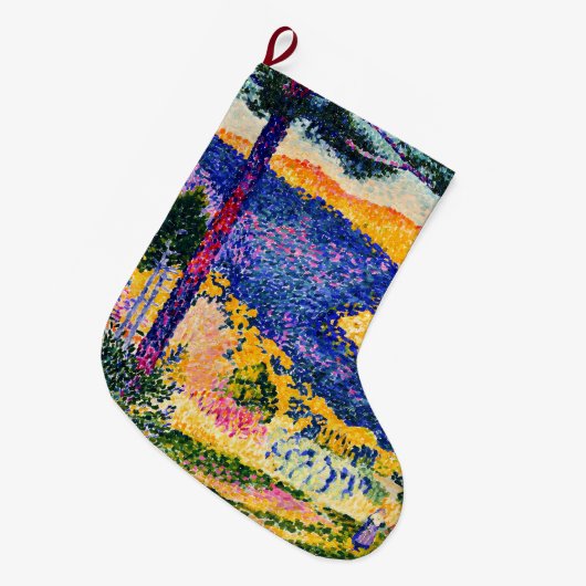  Vallei met Fir schilderij Grote Kerstsok (Voorkant (Hangend))