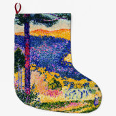  Vallei met Fir schilderij Grote Kerstsok (Voorkant)