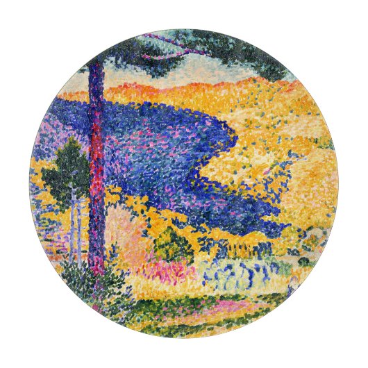  Vallei met Fir schilderij Snijplank (Voorkant)