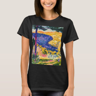 Vallei met Fir schilderij T-shirt