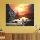 Vallei van Baca Canvas Print (Insitu (Woonkamer))