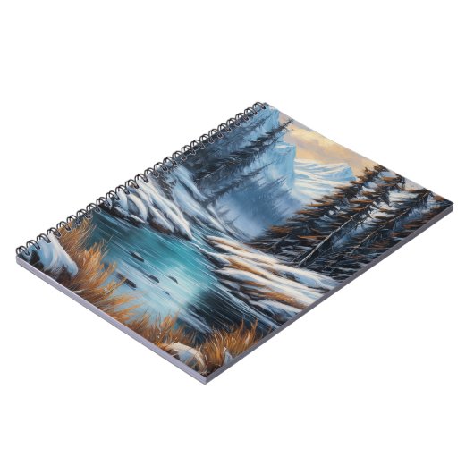 Vallei van Crystal Winter Notitieboek (Linkerzijde)