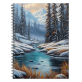 Vallei van Crystal Winter Notitieboek (Voorkant)