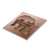 Vallei Van De Neushoorn, Keramische Tegels Tegeltje (Zijkant)