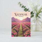 Vallei van de Rozen Bulgarije Briefkaart (Staand voorkant)