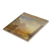 Vallei van de Yosemite (1864) - Albert Bierstadt Tegeltje (Zijkant)