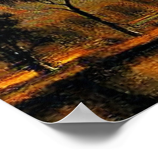 Vallei van de Yosemite, beeldende kunst, Poster (Hoek)