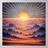 Vallei van de zon poster (Voorkant)