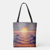 Vallei van de zon tote bag (Achterkant)