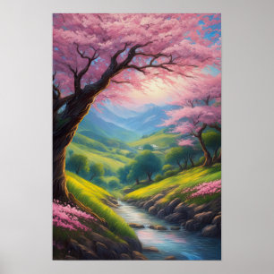 Vallei van fluisteraars, groene oase poster