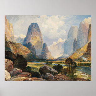 Vallei van kletterende wateren Zuid-Utah, Poster