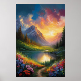 Vallei van Radiance Poster