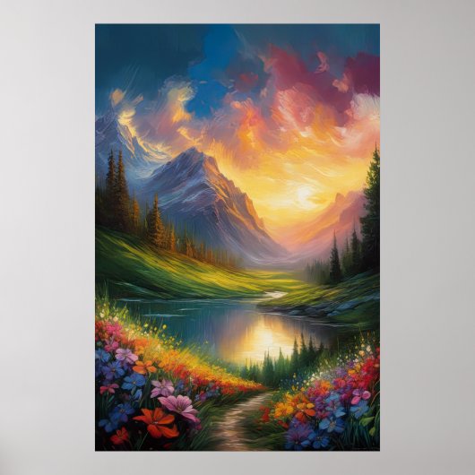 Vallei van Radiance Poster (Voorkant)