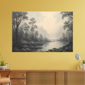 Vallei van Stilte Canvas Afdruk (Insitu (Woonkamer))