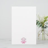 vallei volley meisje volleybal ontwerp briefpapier (Staand voorkant)