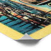 Vallejo, Californië - Grote Letter-scènes Poster (Hoek)