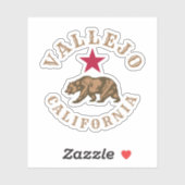 Vallejo, Californië Sticker (Vel)