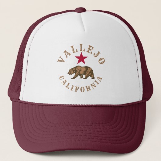 Vallejo, Californië Trucker Pet (Voorkant)