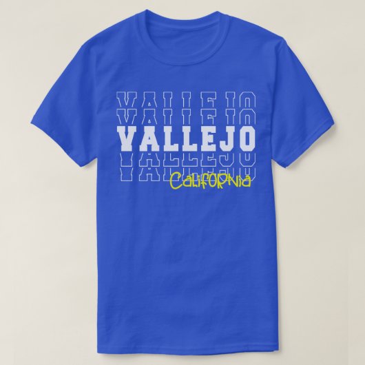 Vallejo stad Californië Vallejo CA T-shirt (Design voorkant)