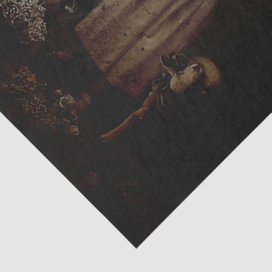 Vallen als lammeren naar het slachten tissuepapier (Detail)