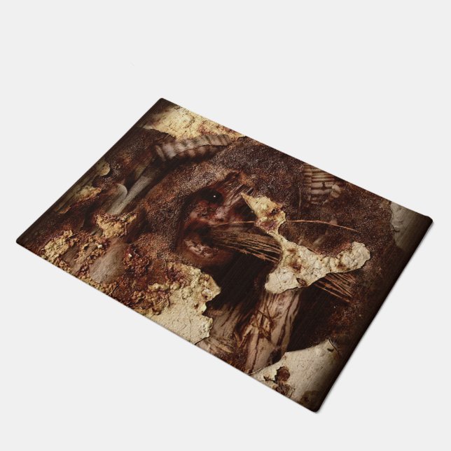 Vallen binnen gebonden deurmat (Schuin)