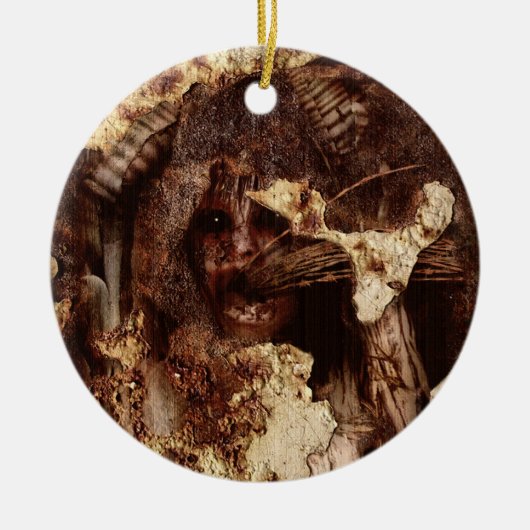 Vallen binnen gebonden keramisch ornament (Voorkant)