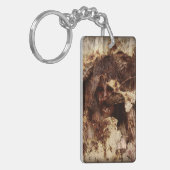 Vallen binnen gebonden sleutelhanger (Voorkant Links)