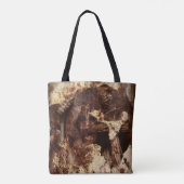 Vallen binnen gebonden tote bag (Achterkant)