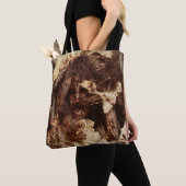 Vallen binnen gebonden tote bag (Dichtbij)